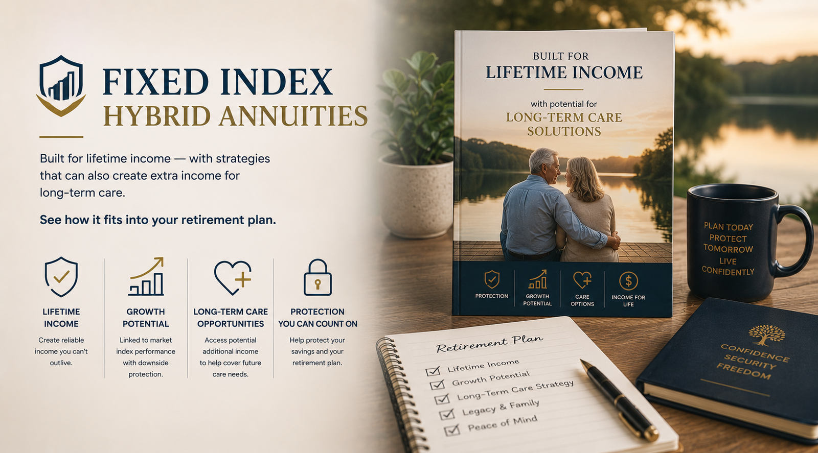 Fixed index hybrid annuities